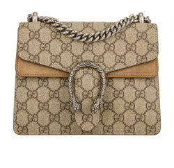 GG Mini Dionysus, Canvas, Monogram, 421970 498879, DB, 3*